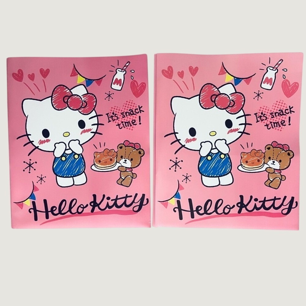 Hello Kitty & Friends Folders Clear Zip Pouches Bundle Pink Purple Kawaii New - Picture 4 of 15